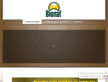 Tablet Screenshot of bionat.pl